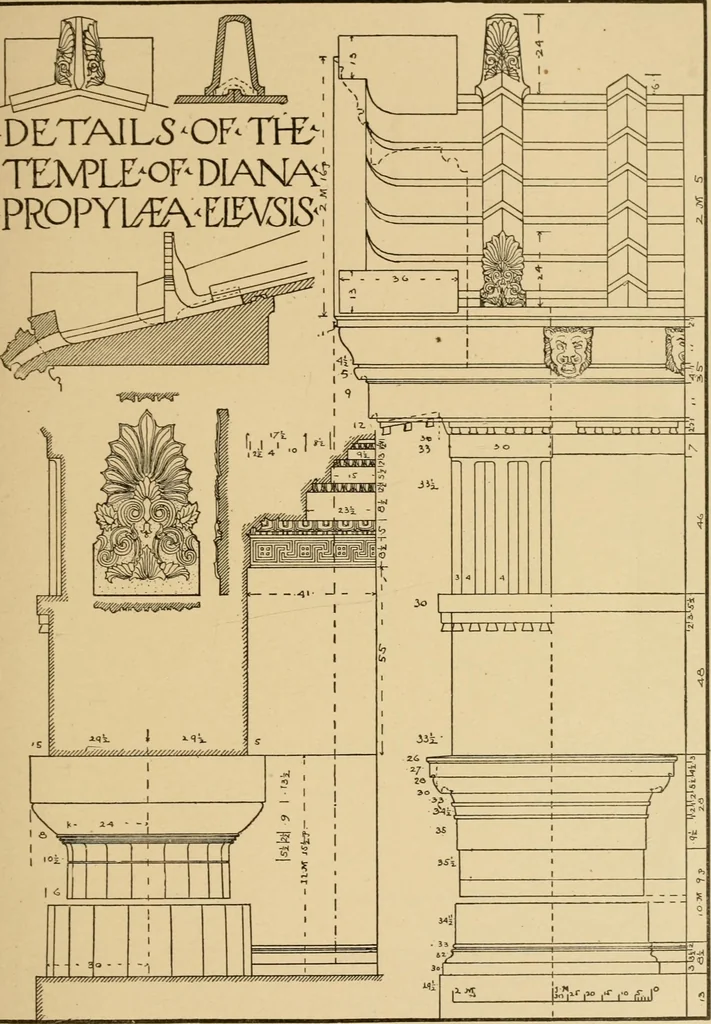 An illustration from Cyclopedia of architecture, carpentry, and building : a general reference work ..., 1907, leaf 50