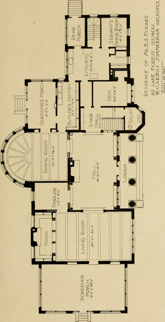 An illustration from Cyclopedia of architecture, carpentry, and building : a general reference work ..., 1907, leaf 58
