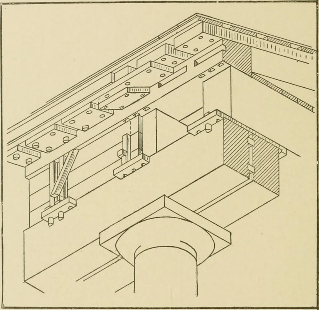 An illustration from Cyclopedia of architecture, carpentry, and building : a general reference work ..., 1907, leaf 71