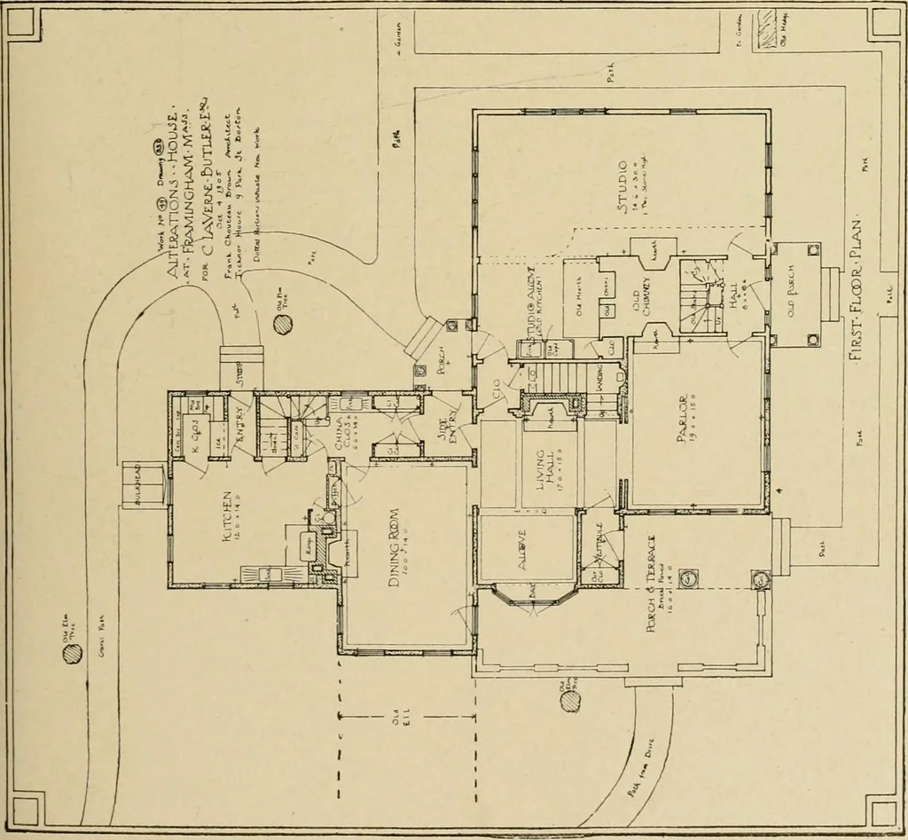 An illustration from Cyclopedia of architecture, carpentry, and building : a general reference work ..., 1907, leaf 78
