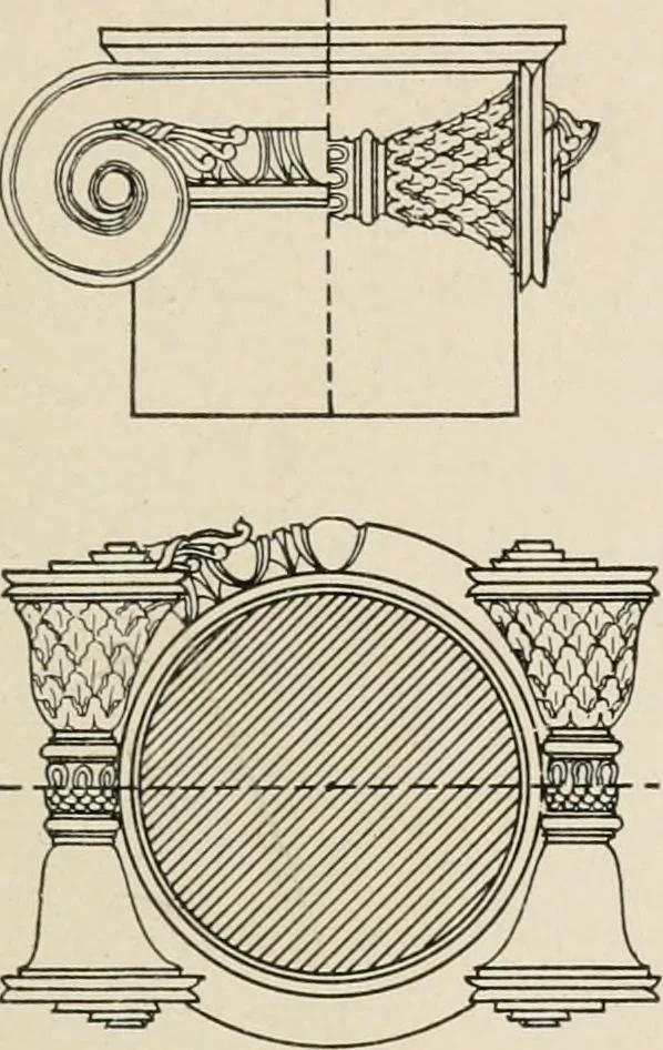 An illustration from Cyclopedia of architecture, carpentry, and building : a general reference work, 1912, leaf 133