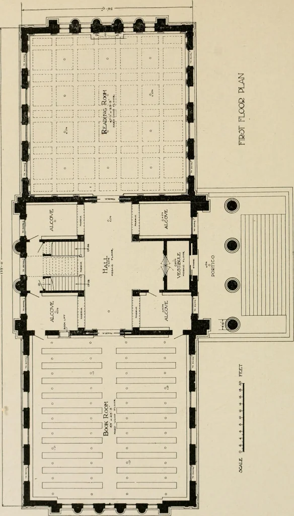 An illustration from Cyclopedia of architecture, carpentry, and building : a general reference work, 1912, leaf 136