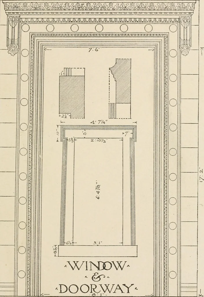 An illustration from Cyclopedia of architecture, carpentry, and building : a general reference work, 1912, leaf 183