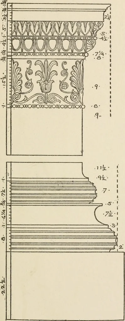An illustration from Cyclopedia of architecture, carpentry, and building : a general reference work, 1912, leaf 203