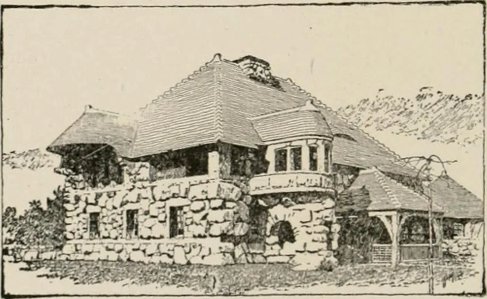 An illustration from Cyclopedia of architecture, carpentry, and building : a general reference work, 1912, leaf 396