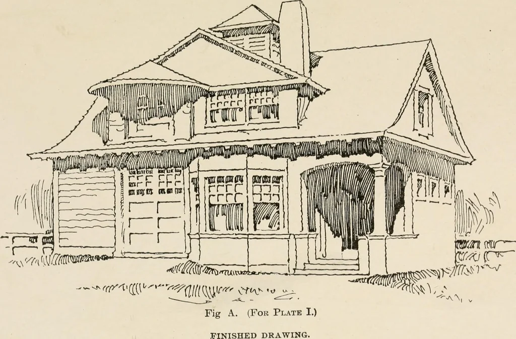 An illustration from Cyclopedia of architecture, carpentry, and building : a general reference work, 1912, leaf 411