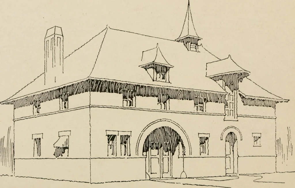 An illustration from Cyclopedia of architecture, carpentry, and building : a general reference work, 1912, leaf 414