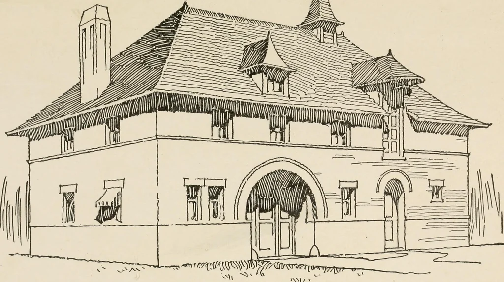 An illustration from Cyclopedia of architecture, carpentry, and building : a general reference work, 1912, leaf 415