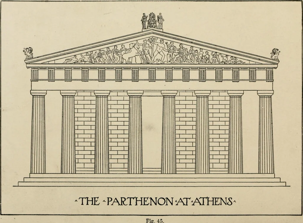 An illustration from Cyclopedia of architecture, carpentry, and building : a general reference work, 1912, leaf 46
