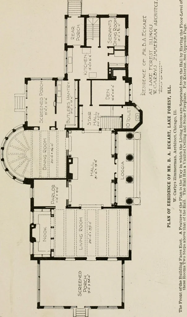 An illustration from Cyclopedia of architecture, carpentry, and building : a general reference work, 1912, leaf 59