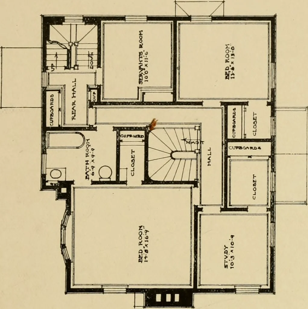 An illustration from Cyclopedia of architecture, carpentry, and building : a general reference work ..., 1907, leaf 136