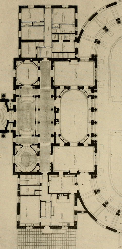 An illustration from Cyclopedia of architecture, carpentry, and building : a general reference work ..., 1907, leaf 156