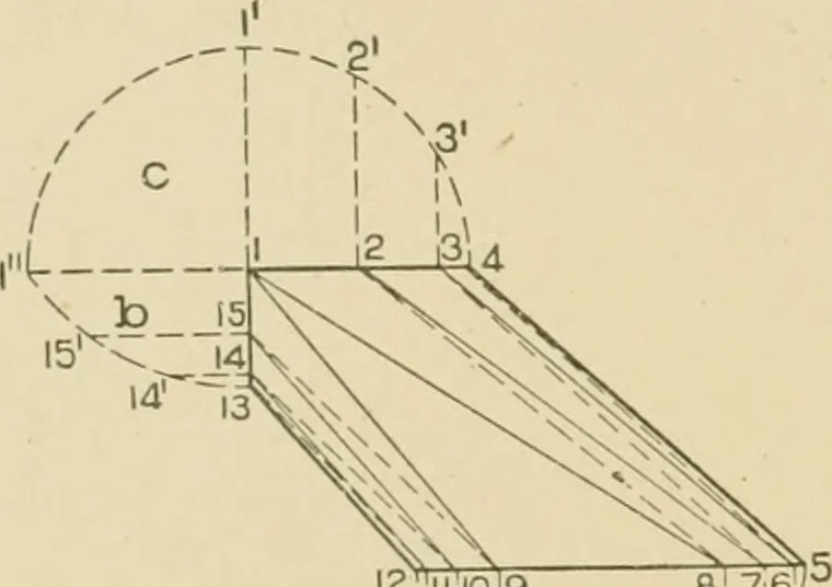 An illustration from Cyclopedia of architecture, carpentry, and building : a general reference work ..., 1907, leaf 207