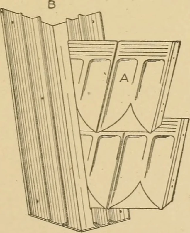 An illustration from Cyclopedia of architecture, carpentry, and building : a general reference work ..., 1907, leaf 302