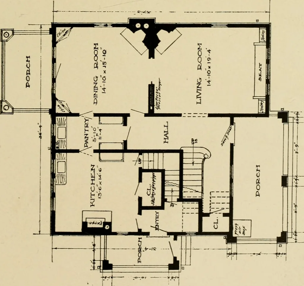 An illustration from Cyclopedia of architecture, carpentry, and building : a general reference work ..., 1907, leaf 332