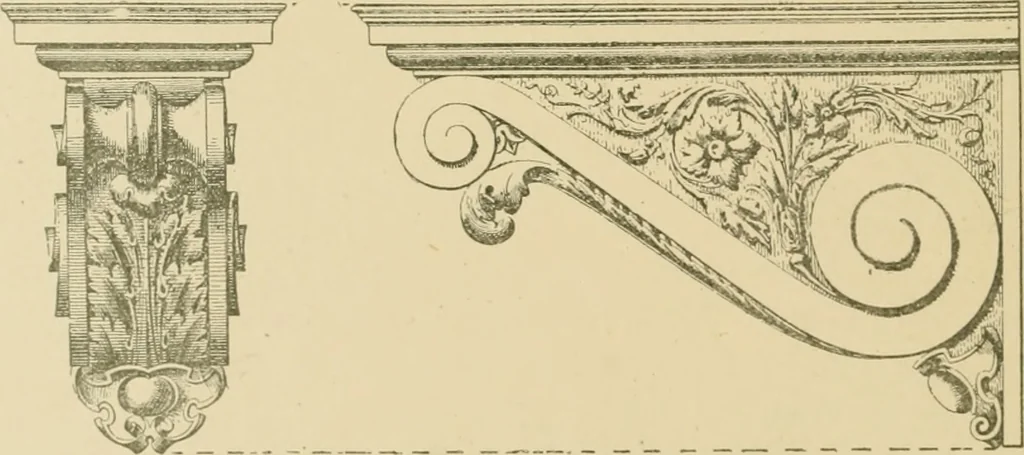 An illustration from Cyclopedia of architecture, carpentry, and building : a general reference work ..., 1907, leaf 349