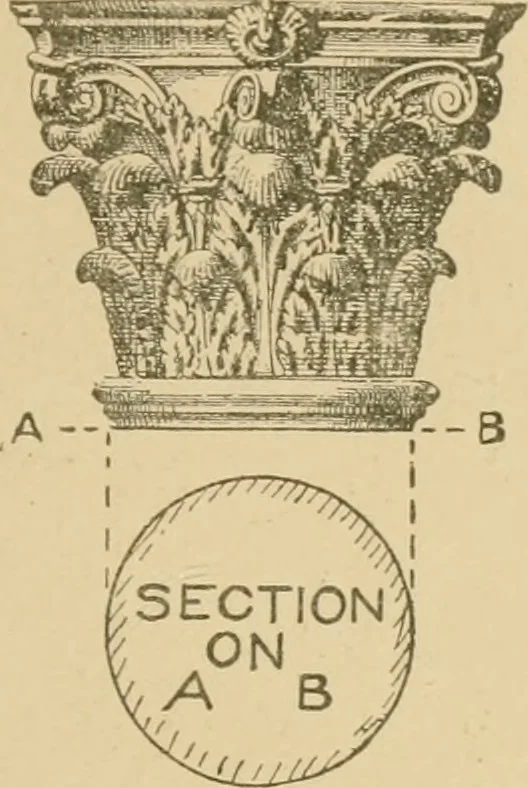 An illustration from Cyclopedia of architecture, carpentry, and building : a general reference work ..., 1907, leaf 352