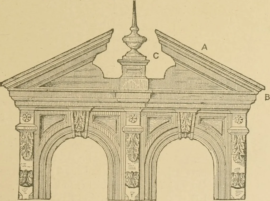 An illustration from Cyclopedia of architecture, carpentry, and building : a general reference work ..., 1907, leaf 352