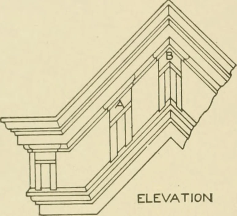 An illustration from Cyclopedia of architecture, carpentry, and building : a general reference work ..., 1907, leaf 389