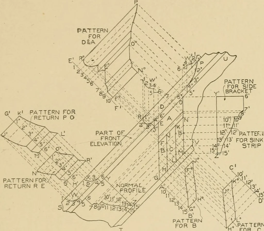 An illustration from Cyclopedia of architecture, carpentry, and building : a general reference work ..., 1907, leaf 390