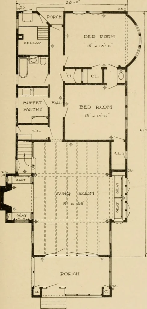 An illustration from Cyclopedia of architecture, carpentry, and building : a general reference work ..., 1907, leaf 472