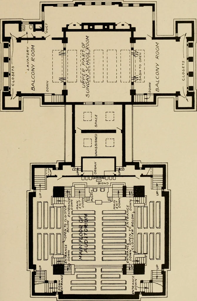 An illustration from Cyclopedia of architecture, carpentry, and building : a general reference work ..., 1907, leaf 96