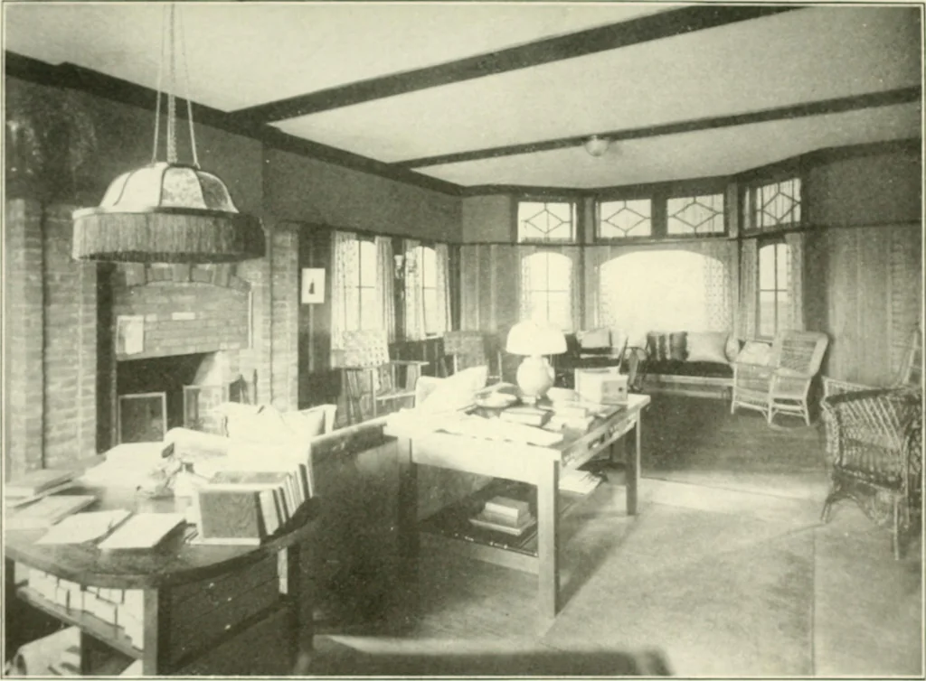 An illustration from Cyclopedia of architecture, carpentry, and building : a general reference work, 1912, leaf 136
