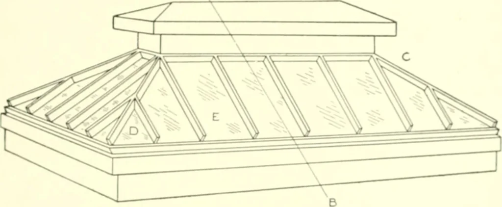 An illustration from Cyclopedia of architecture, carpentry, and building : a general reference work, 1912, leaf 218