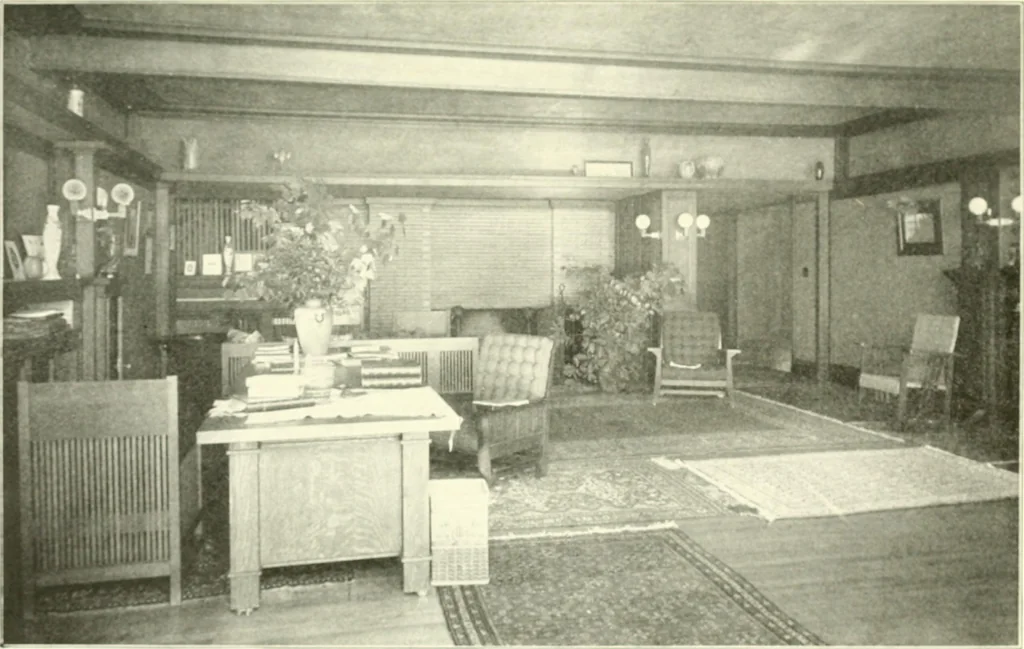 An illustration from Cyclopedia of architecture, carpentry, and building : a general reference work, 1912, leaf 76