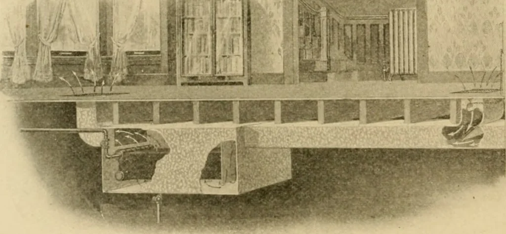 An illustration from Cyclopedia of architecture, carpentry, and building : a general reference work ..., 1907, leaf 105