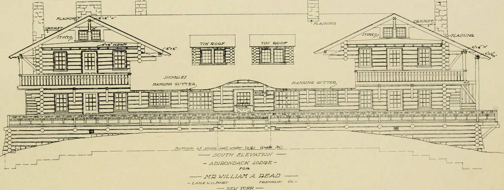 An illustration from Cyclopedia of architecture, carpentry, and building : a general reference work ..., 1907, leaf 157