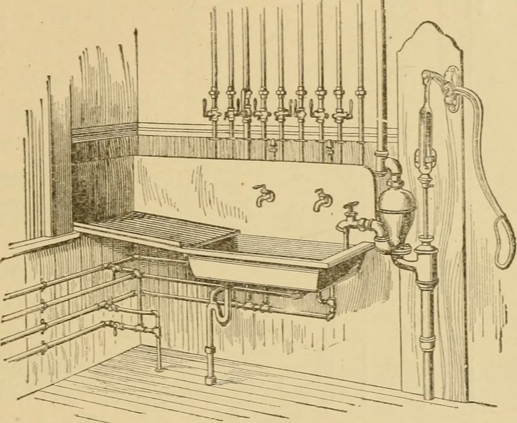 An illustration from Cyclopedia of architecture, carpentry, and building : a general reference work ..., 1907, leaf 374