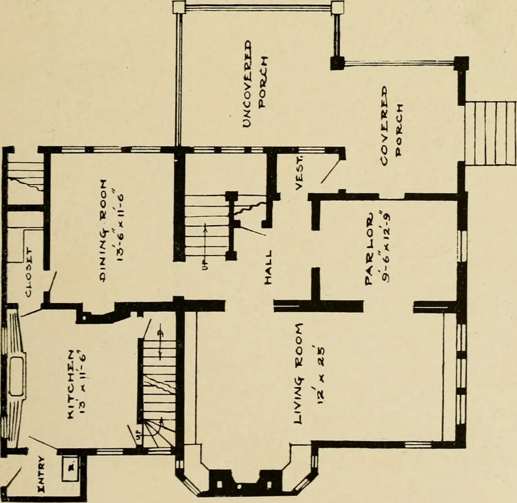 An illustration from Cyclopedia of architecture, carpentry, and building : a general reference work ..., 1907, leaf 58