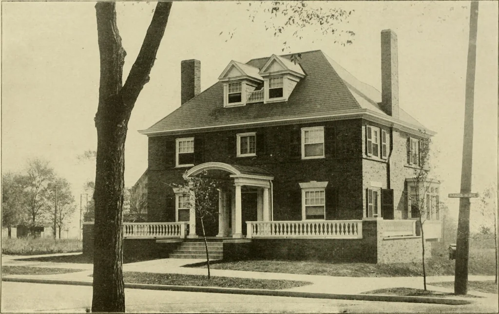 An illustration from Cyclopedia of architecture, carpentry, and building : a general reference work ..., 1907, leaf 97