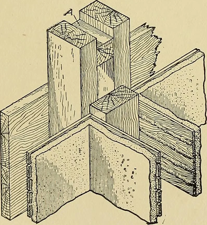 An illustration from Cyclopedia of architecture, carpentry, and building; a general reference work .., 1912, leaf 124