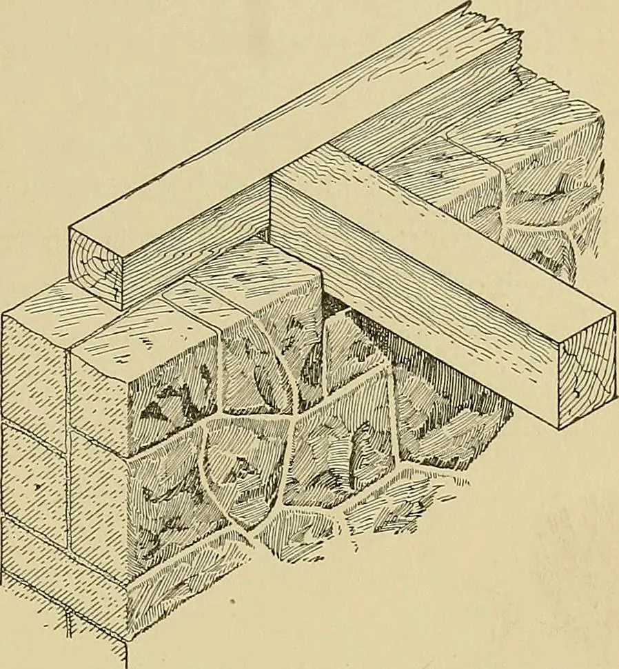 An illustration from Cyclopedia of architecture, carpentry, and building; a general reference work .., 1912, leaf 141