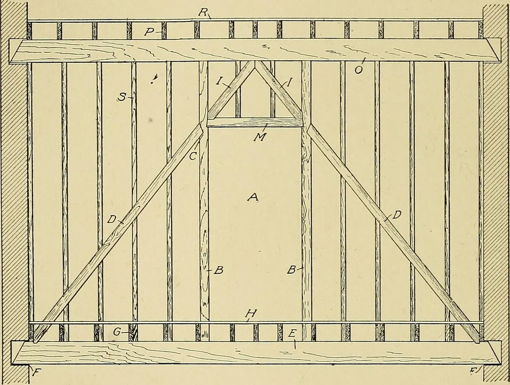 An illustration from Cyclopedia of architecture, carpentry, and building; a general reference work .., 1912, leaf 206