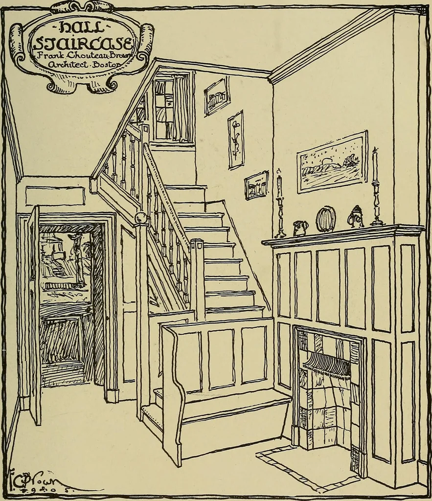An illustration from Cyclopedia of architecture, carpentry, and building; a general reference work .., 1912, leaf 233