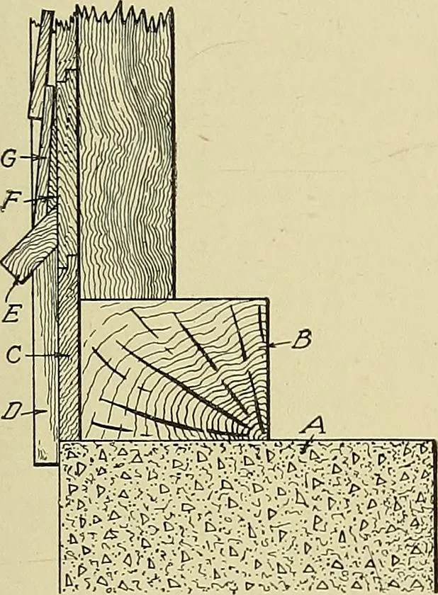 An illustration from Cyclopedia of architecture, carpentry, and building; a general reference work .., 1912, leaf 255