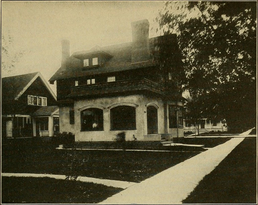 An illustration from Cyclopedia of architecture, carpentry, and building; a general reference work .., 1912, leaf 289