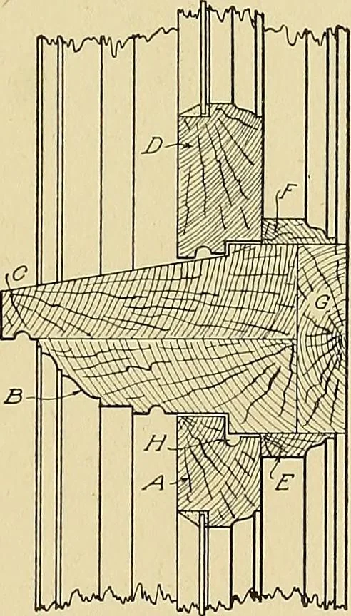 An illustration from Cyclopedia of architecture, carpentry, and building; a general reference work .., 1912, leaf 299