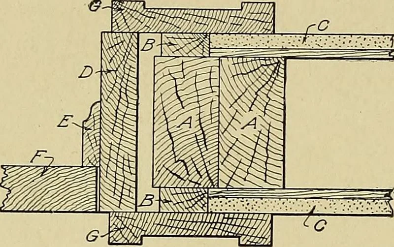 An illustration from Cyclopedia of architecture, carpentry, and building; a general reference work .., 1912, leaf 310