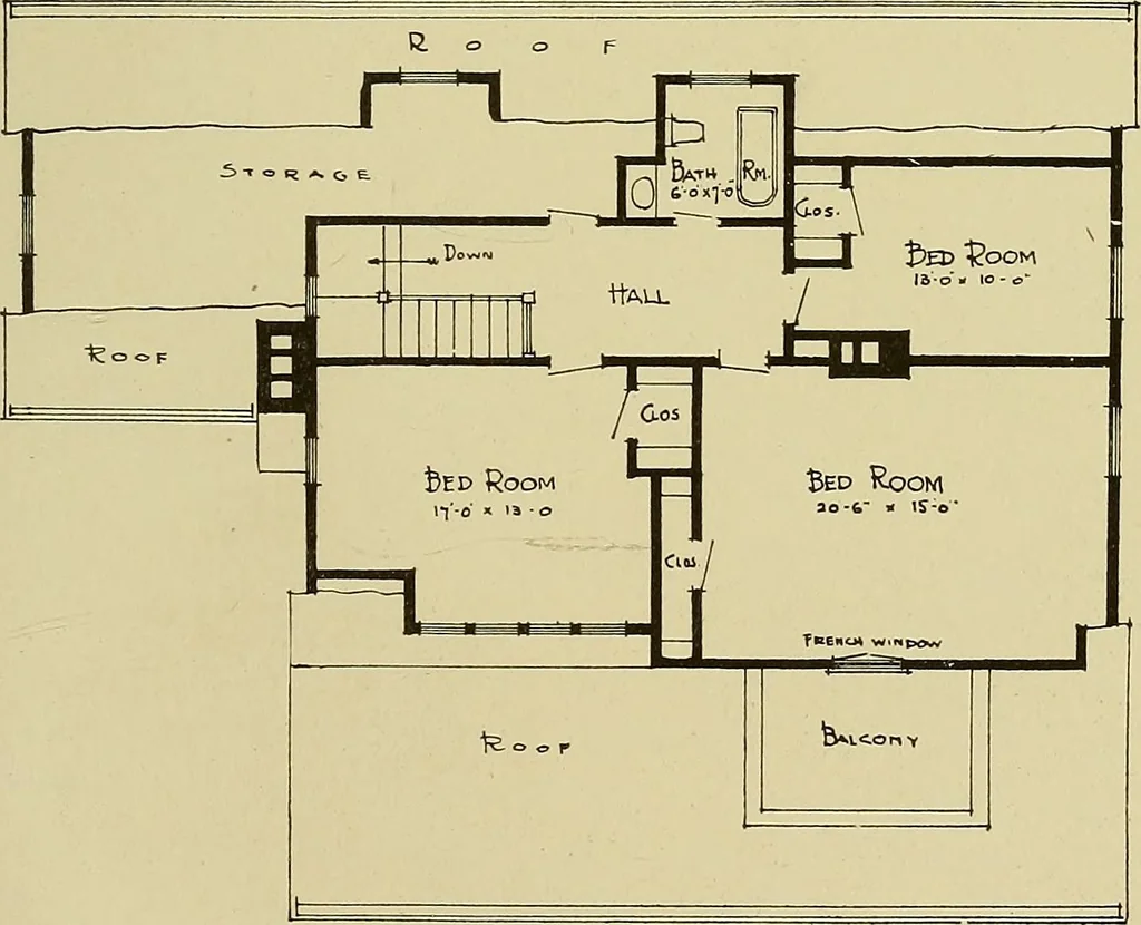 An illustration from Cyclopedia of architecture, carpentry, and building; a general reference work .., 1912, leaf 345