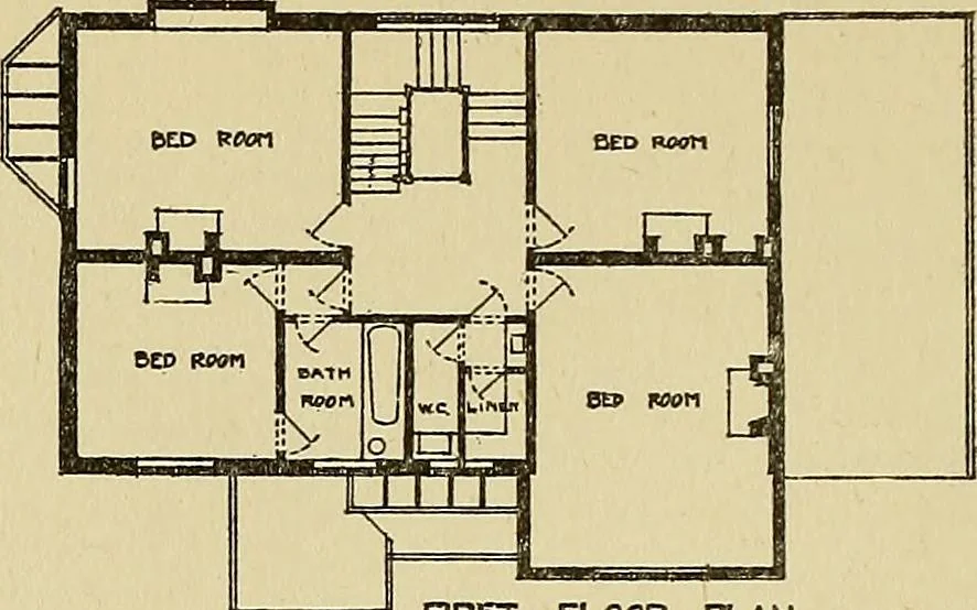 An illustration from Cyclopedia of architecture, carpentry, and building; a general reference work .., 1912, leaf 424