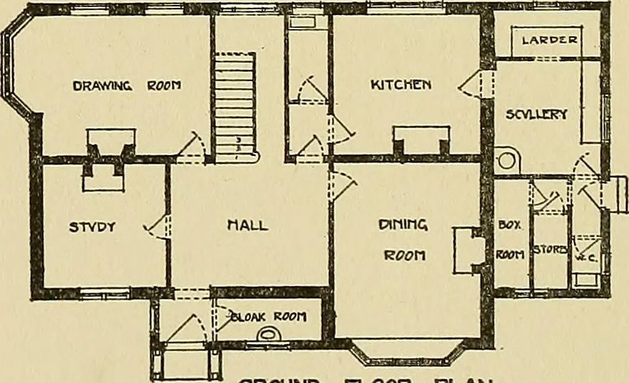 An illustration from Cyclopedia of architecture, carpentry, and building; a general reference work .., 1912, leaf 424