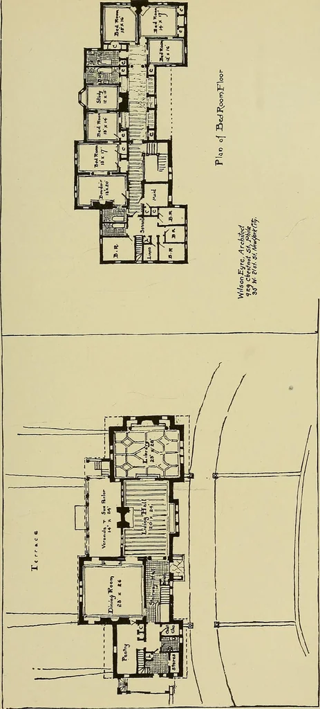 An illustration from Cyclopedia of architecture, carpentry, and building; a general reference work .., 1912, leaf 57