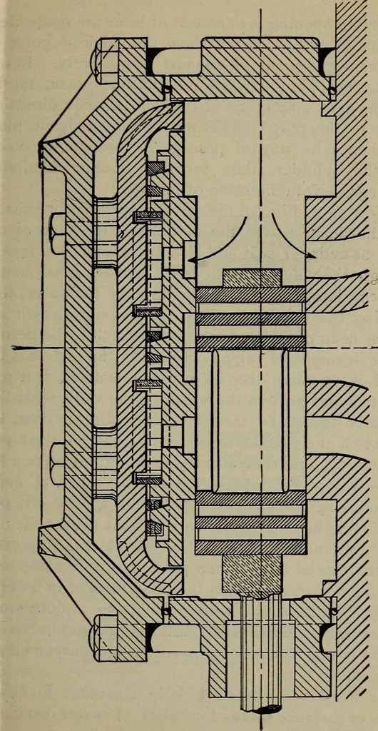 An illustration from Cyclopedia of locomotive engineering, with examination questions and answers; a practical manual on the construction care and management of modern locomotives, 1916, leaf 182