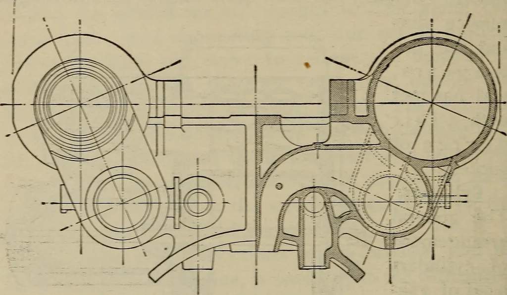 An illustration from Cyclopedia of locomotive engineering, with examination questions and answers; a practical manual on the construction care and management of modern locomotives, 1916, leaf 299