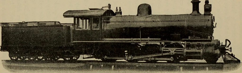 An illustration from Cyclopedia of locomotive engineering, with examination questions and answers; a practical manual on the construction care and management of modern locomotives, 1916, leaf 335
