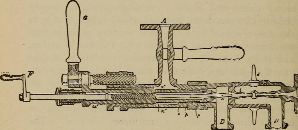 An illustration from Cyclopedia of locomotive engineering, with examination questions and answers; a practical manual on the construction care and management of modern locomotives, 1916, leaf 343